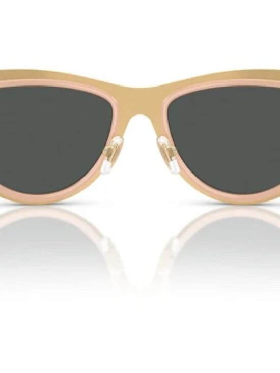 NEW VERSACE VE2273 549487 NUDE DARK GREY SUNGLASSES 52-17-145 AUTHENTIC